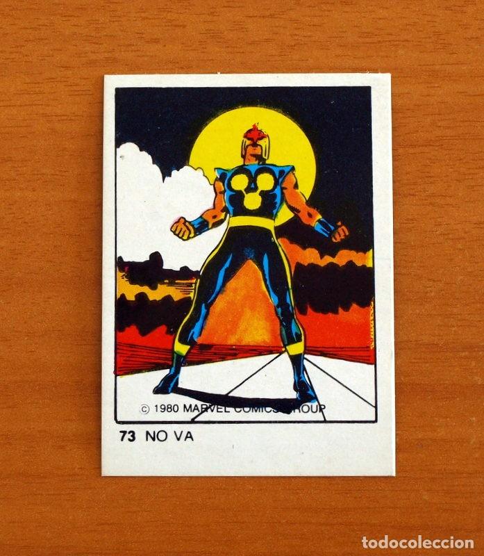Coleccionismo Cromos antiguos: Superh&eacute;roes - N&ordm; 73, No Va - Marvel 1980 Comics Group - Chocolates Terrabusi - Nunca Pegado