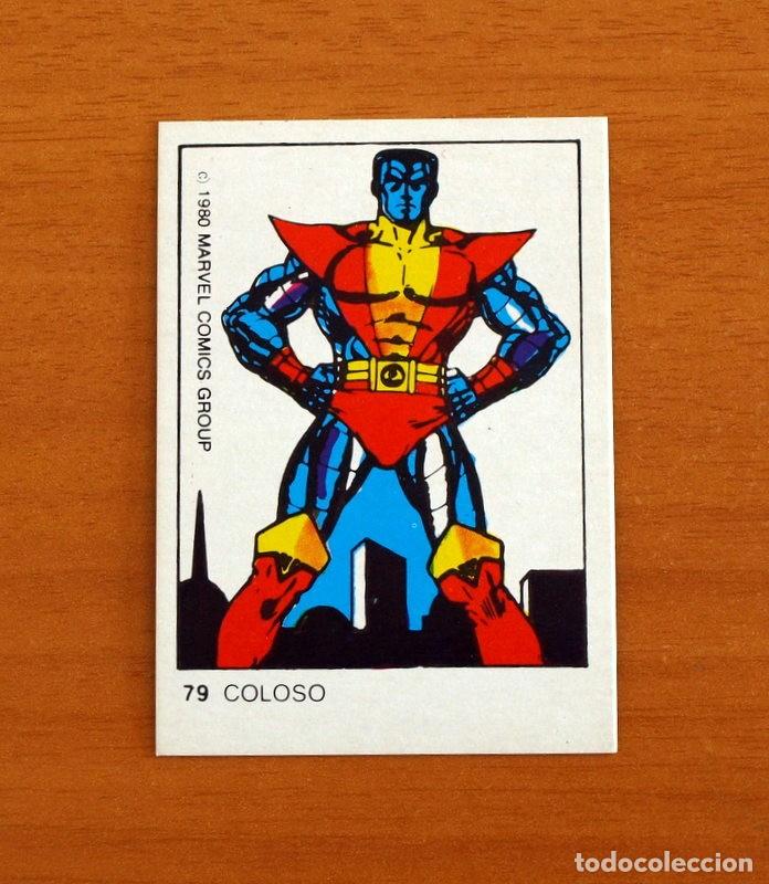 Coleccionismo Cromos antiguos: Superh&eacute;roes - N&ordm; 79, Coloso - Marvel 1980 Comics Group - Chocolates Terrabusi - Nunca Pegado