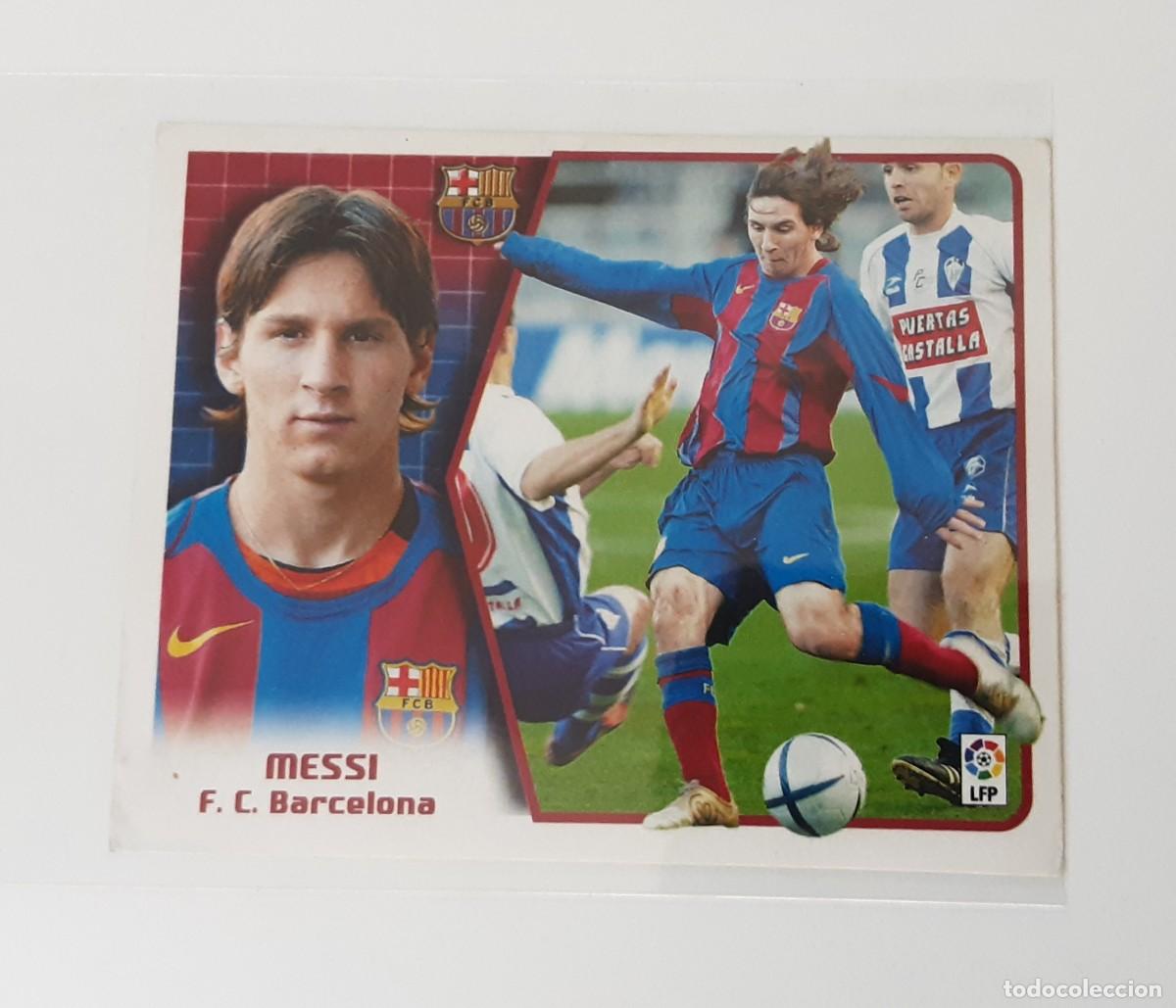 Collectable Antique Stickers: Cromo messi liga este 05 06 sin pegar