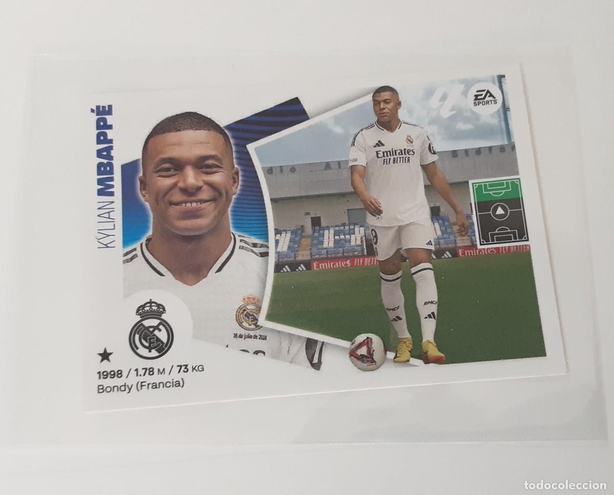 Coleccionismo Cromos antiguos: Cromo mbappe real madrid liga este 24 25 sin pegar