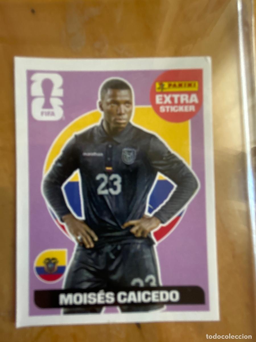Coleccionismo Cromos antiguos: MOISES CAICEDO EXTRA ECUADOR MUNDIAL FIFA WORLD CUP 2026 STICKER PANINI SIN PEGAR