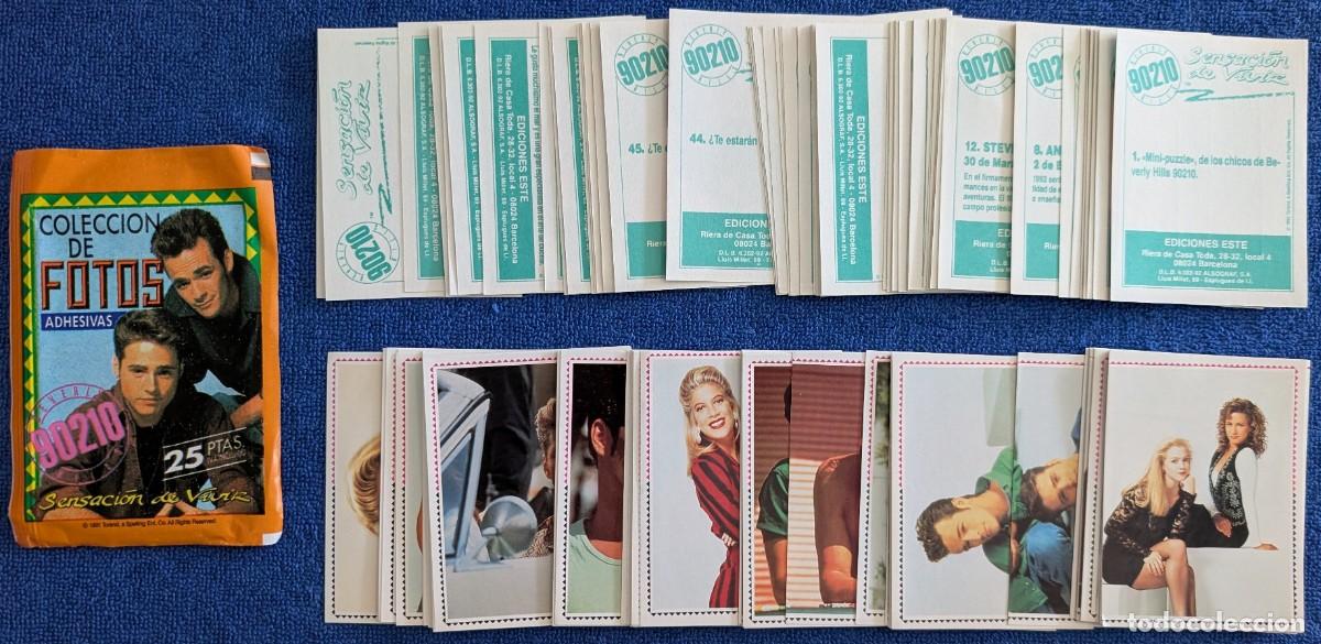 Coleccionismo Cromos antiguos: 90210 - Sensaci&oacute;n de vivir - Ediciones Este (1991) &iexcl;Colecci&oacute;n completa sin pegar!