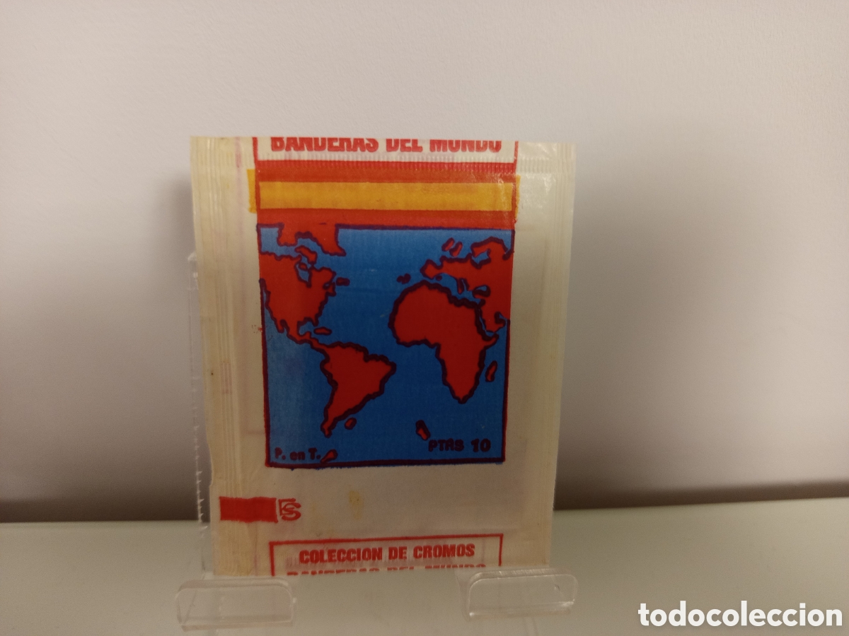 Coleccionismo Cromos antiguos: ❇️ SOBRE CROMOS BANDERAS DEL MUNDO COLECCI&Oacute;N DE CROMOS ❇️
