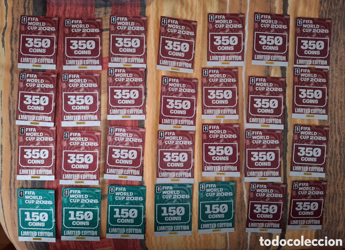 Coleccionismo Cromos antiguos: Lote 28 FIFA World Cup 2026 Coins Limited Edition