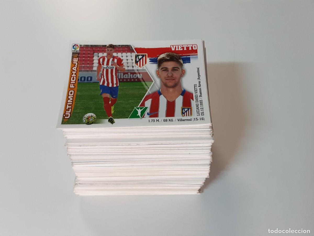 Colecionismo Cromos antigos: Lote 250 cromos liga este 15 16 sin pegar.