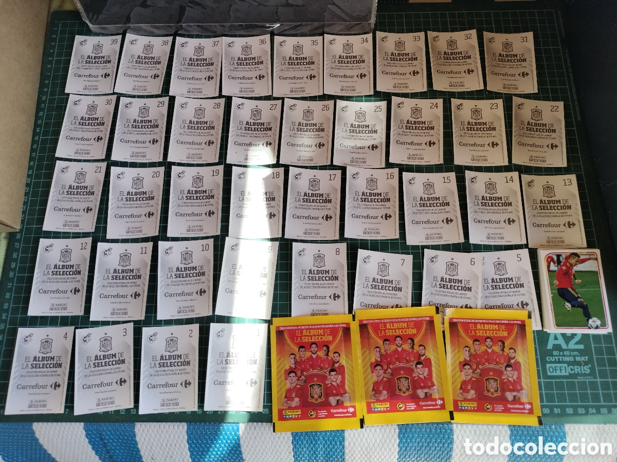 Coleccionismo Cromos antiguos: Cromos el album de la selecci&oacute;n carrefour