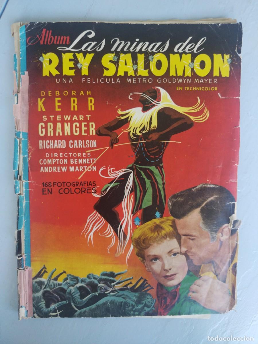 Coleccionismo Cromos antiguos: ALBUM LAS MINAS DEL REY SALOM&Oacute;N. Muy antiguo
