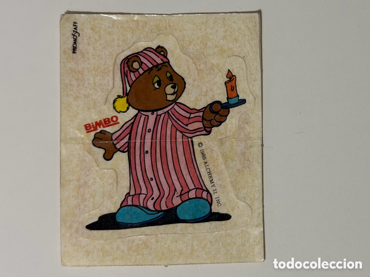 Coleccionismo Cromos antiguos: CROMO PANRICO BIMBO TEDDY RUXPIN