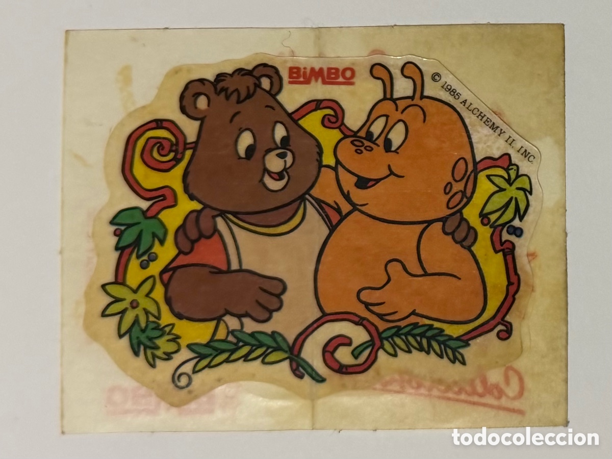 Colecionismo Cromos antigos: CROMO PANRICO BIMBO TEDDY RUXPIN