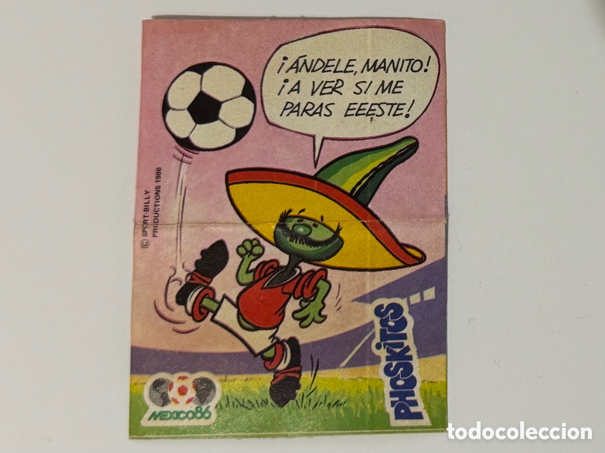 Coleccionismo Cromos antiguos: CROMO PHOSKITOS M&Eacute;XICO 86 n&ordm; 14