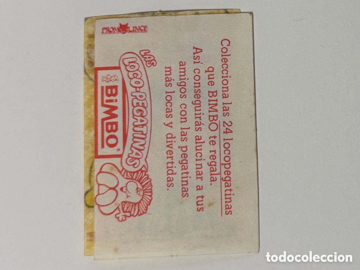Coleccionismo cromos antiguos: CROMO BIMBO LAS LOCO-PEGATINAS - Foto 2