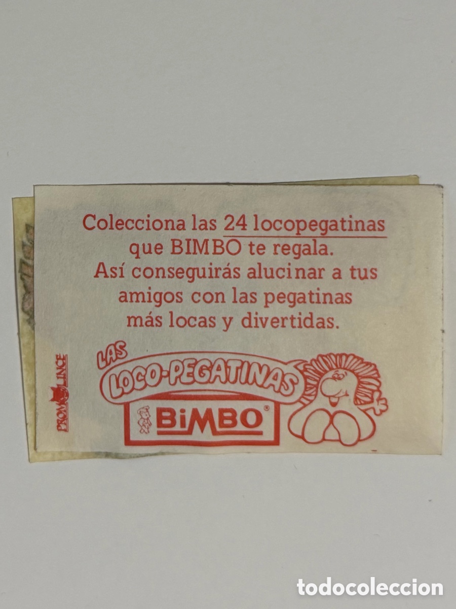 Coleccionismo cromos antiguos: CROMO BIMBO LAS LOCO-PEGATINAS - Foto 2