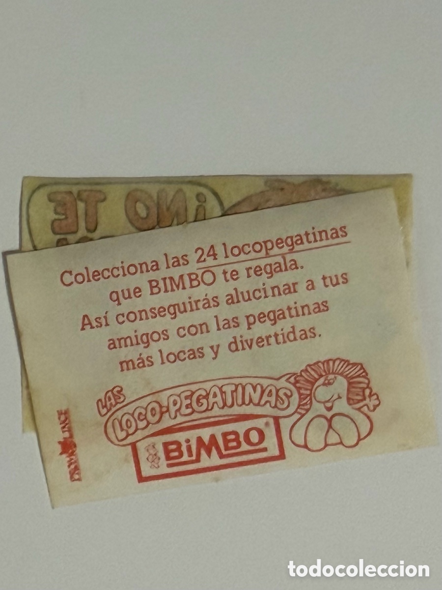 Coleccionismo cromos antiguos: CROMO BIMBO LAS LOCO-PEGATINAS - Foto 2