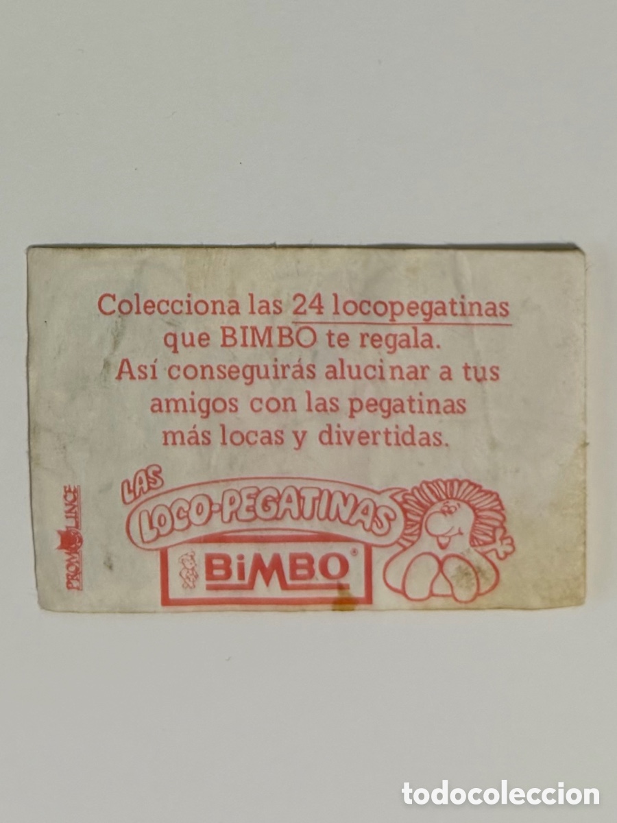 Coleccionismo cromos antiguos: CROMO BIMBO LAS LOCO-PEGATINAS - Foto 2