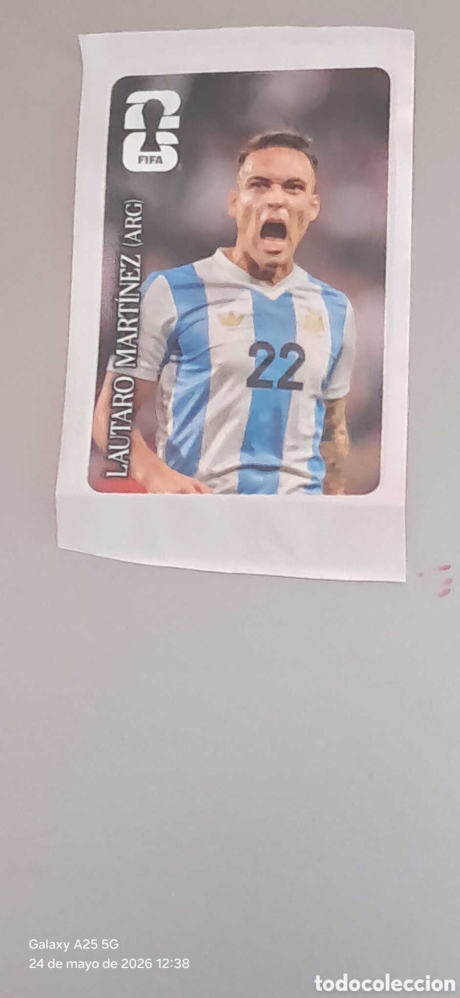 Coleccionismo Cromos antiguos: LAUTARO MARTINEZ CROMO COCACOLA MUNDIAL 2026