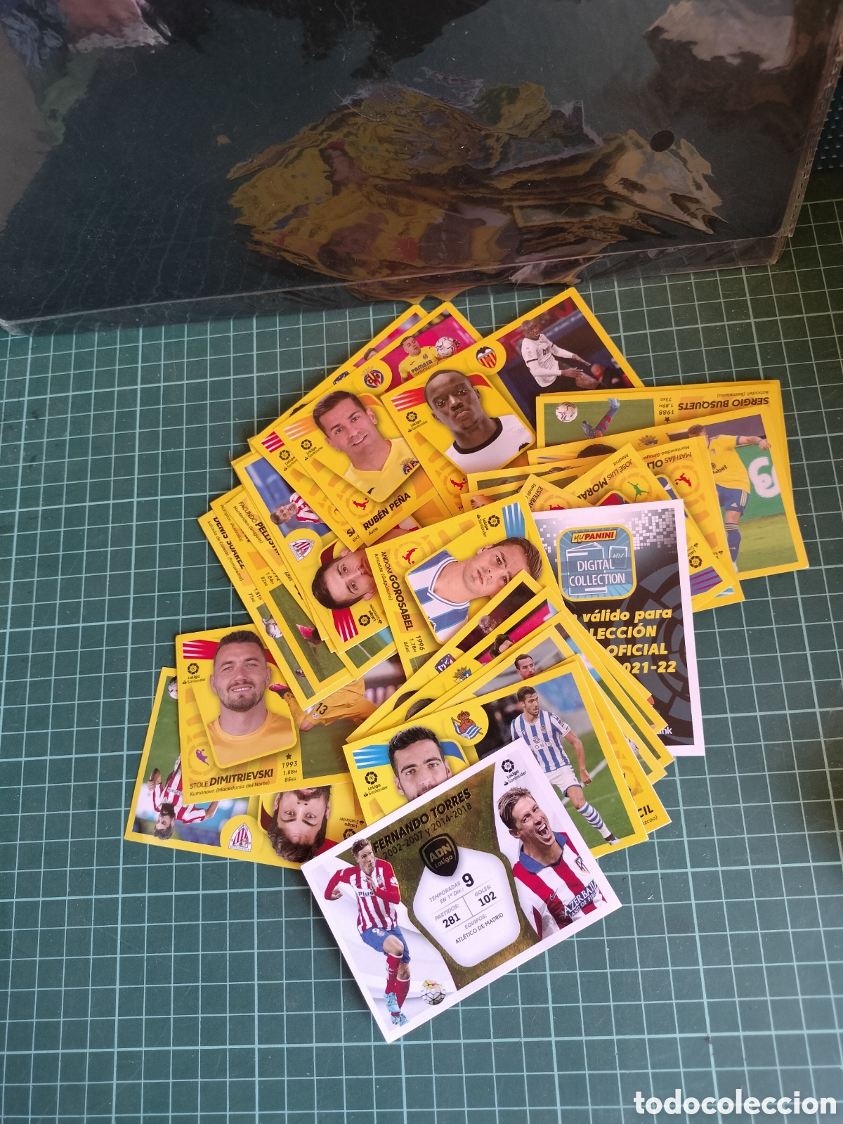 Coleccionismo Cromos antiguos: Cromos la liga Santander 2021 -22