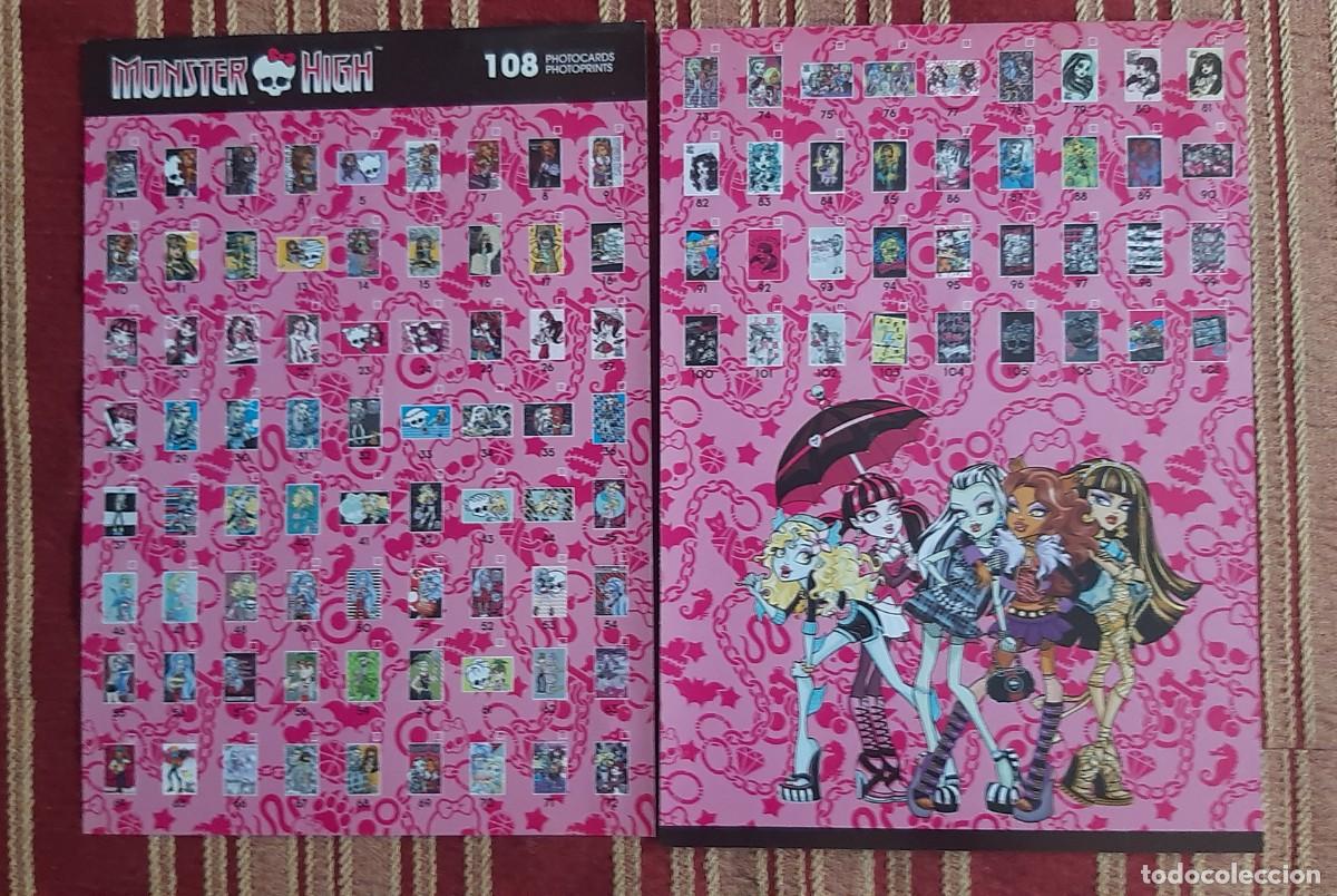 Coleccionismo Cromos antiguos: (MONSTER HIGH) PASTA DELANTERA Y TRASERA DEL COLLECTOR'S BINDER