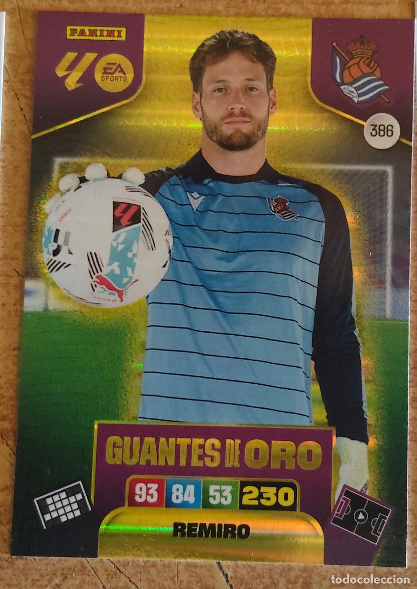 Coleccionismo Cromos antiguos: 386 Remiro Real Sociedad Guantes de oro Adrenalyn 2025/26 25/26
