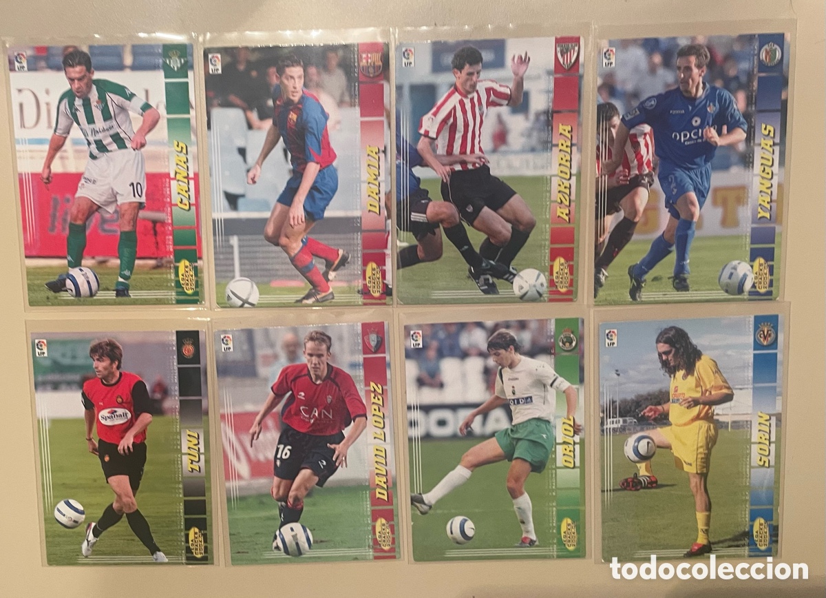 Coleccionismo Cromos antiguos: Megacracks 2004 2005 4 edici&oacute;n lote 35 58 82 132 210 249 257 442 bis