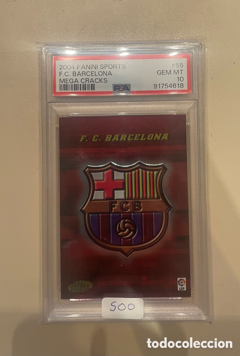 Coleccionismo cromos antiguos: Megacracks 2004 2005 FC Barcelona #55 PSA 10 Panini