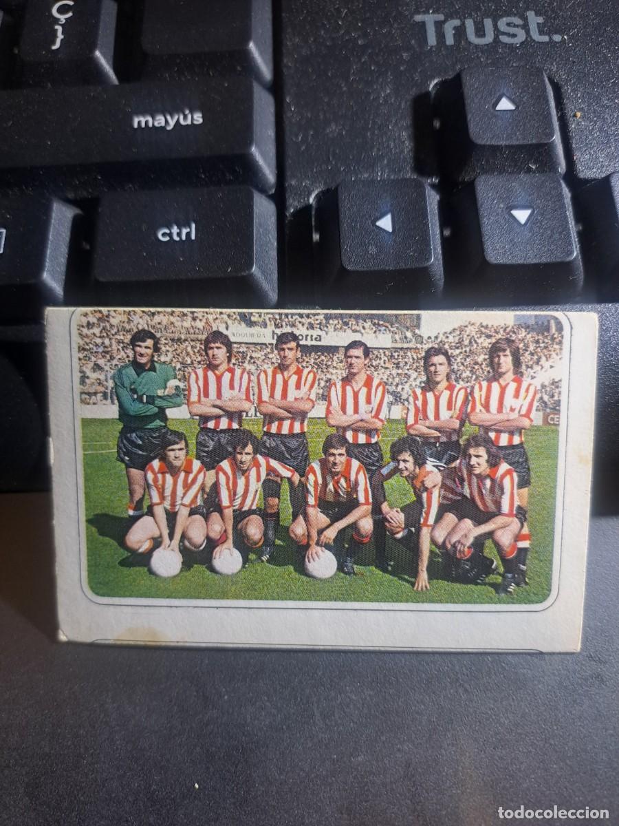Sammeln alte Sammelbilder: CROMO EQUIPO ALINEACION ATHLETIC CLUB BILBAO LIGA 1977 1978 77 78 FUTBOL EN ACCION PACOSA 2 NUNCA PE