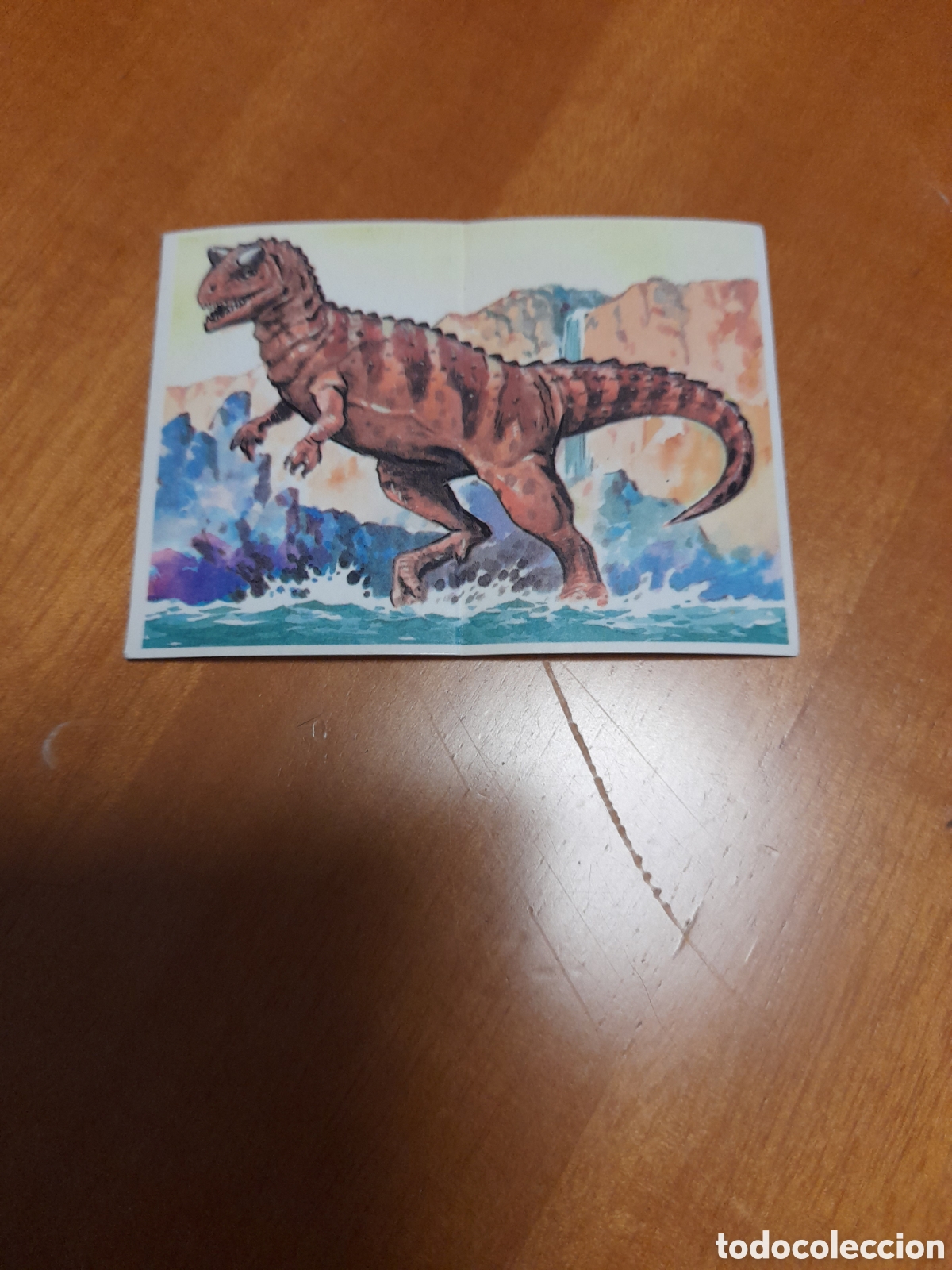 Coleccionismo Cromos antiguos: Cromo.n&deg; 41 dinosaurios bollicao