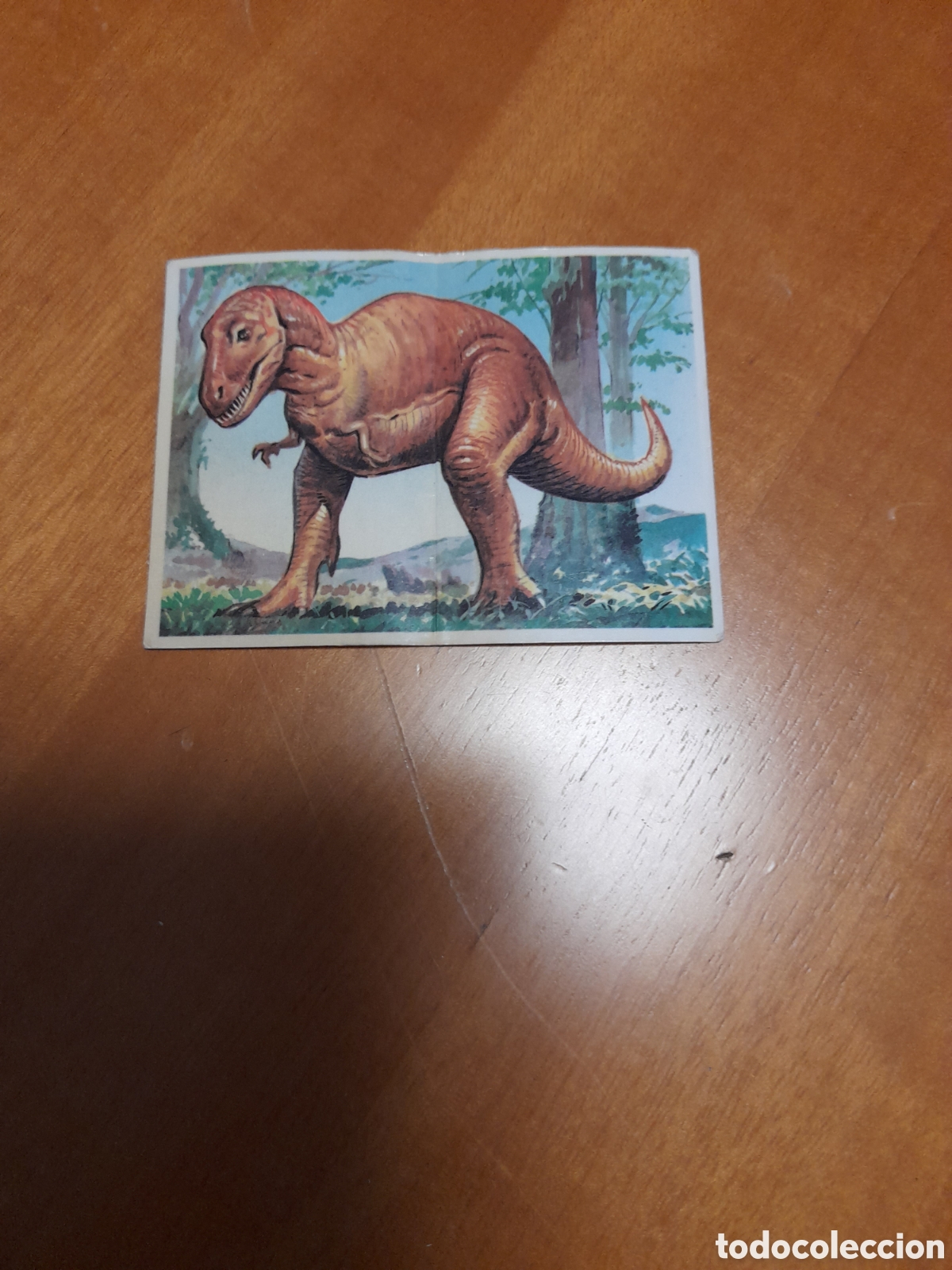 Coleccionismo Cromos antiguos: Cromo n&deg; 57 dinosaurios bollicao