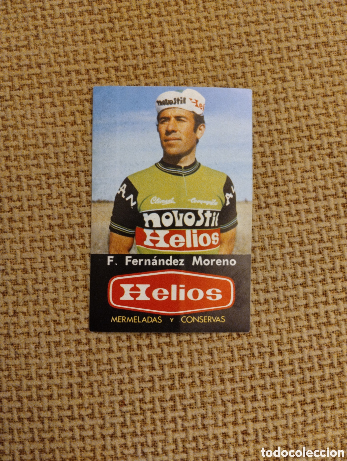 Coleccionismo Cromos antiguos: Cromo antiguo Ciclismo Helios