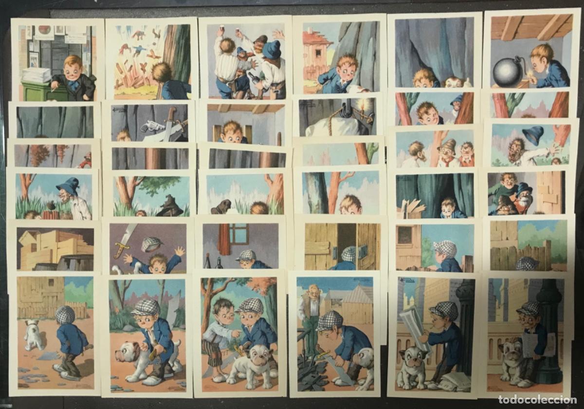 Coleccionismo Cromos antiguos: 36 Cromos de EL DETECTIVE BOBBY - Colecci&oacute;n COMPLETA