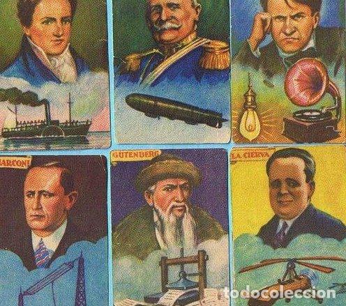 Coleccionismo Cromos antiguos: LOTE DE CROMOS. CROMOS SUELTOS; 0,60 &euro;. INVENTORES. COL. 12 CROMOS. SERIE VI. LECHE SIL, TARRAGONA?.