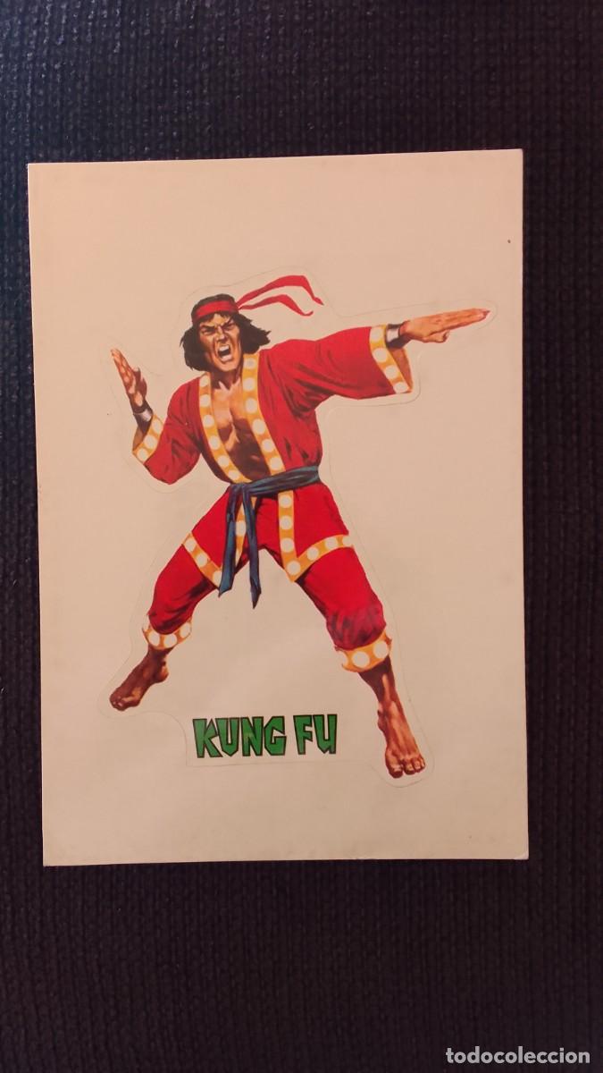 Coleccionismo Cromos antiguos: ADHESIVO KUNG FU. CALCOMANIAS ORTEGA. MARVEL. EDICIONES VERTICE.