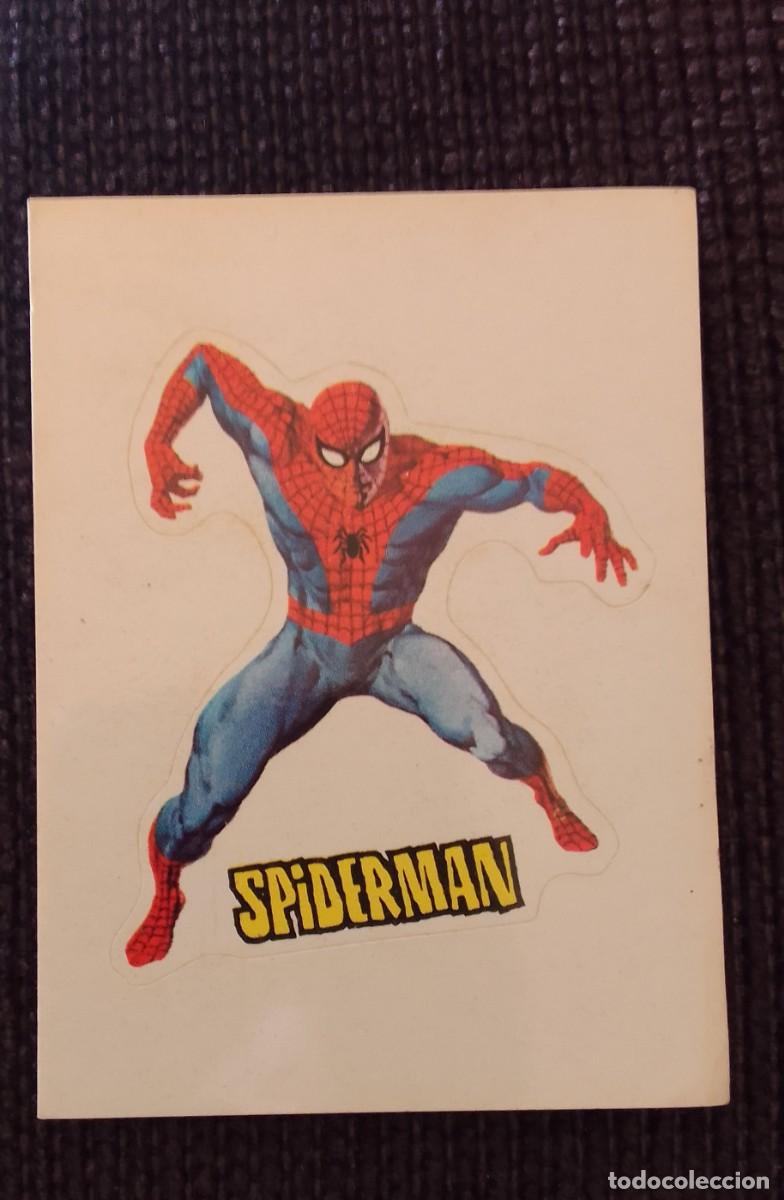 Coleccionismo Cromos antiguos: ADHESIVO PEQUE&Ntilde;O SPIDERMAN. CALCOMANIAS ORTEGA. MARVEL. EDICIONES VERTICE.