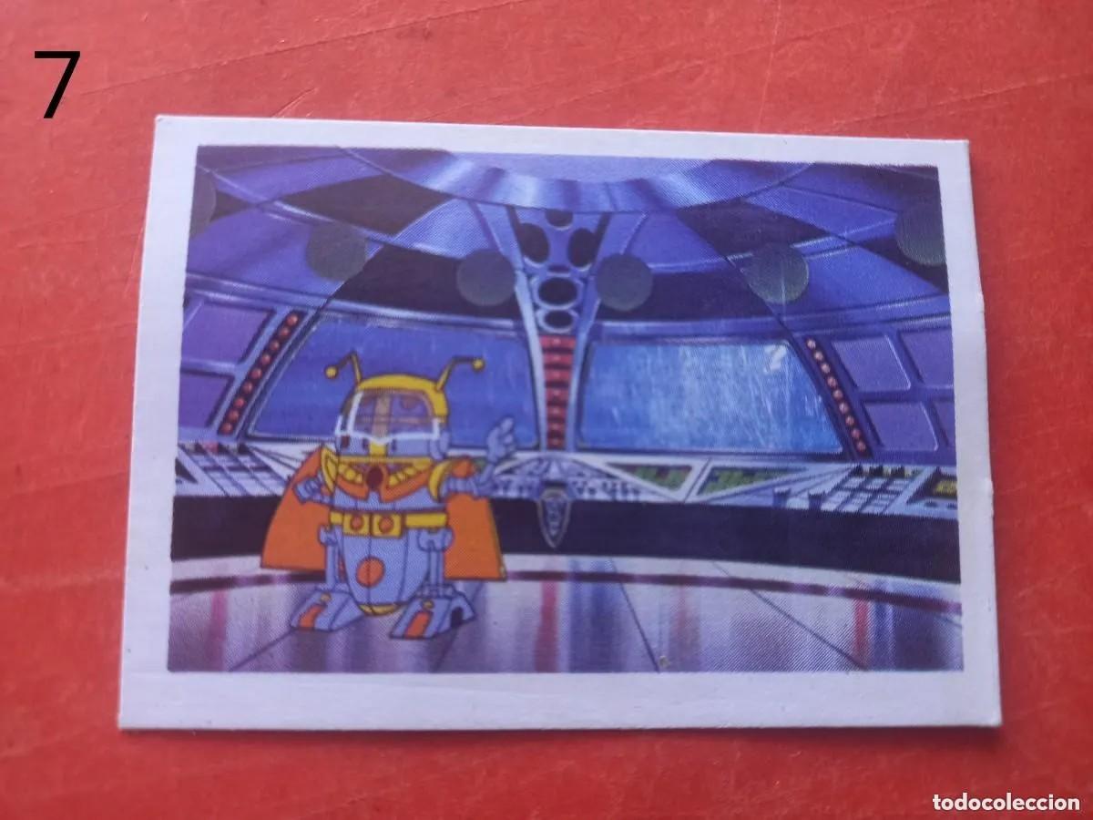 Coleccionismo Cromos antiguos: Cromo n.7 batalla de los planetas fher - despegado