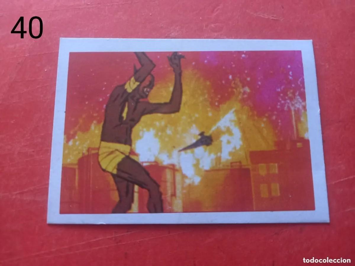 Coleccionismo Cromos antiguos: Cromo n.40 batalla de los planetas fher - despegado