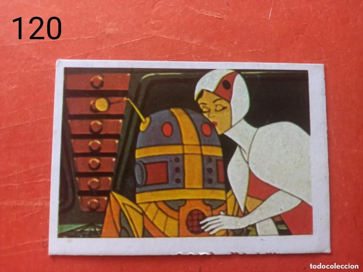 Coleccionismo Cromos antiguos: Cromo n.120 batalla de los planetas fher - despegado
