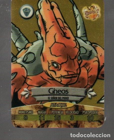 Collectionnisme Cartes &agrave; collectionner anciennes: CROMO DE GORMITI METALLO CARDS N&ordm;1 GHEOS SERIE 1&ordm;