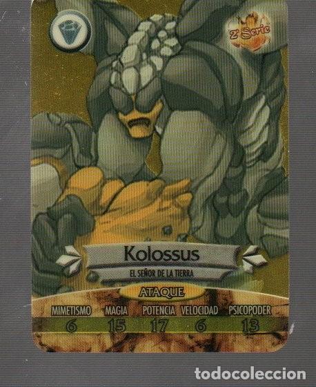 Coleccionismo Cromos antiguos: CROMO DE GORMITI METALLO CARDS N&ordm;43 KOLOSSUS SERIE 2&ordm;