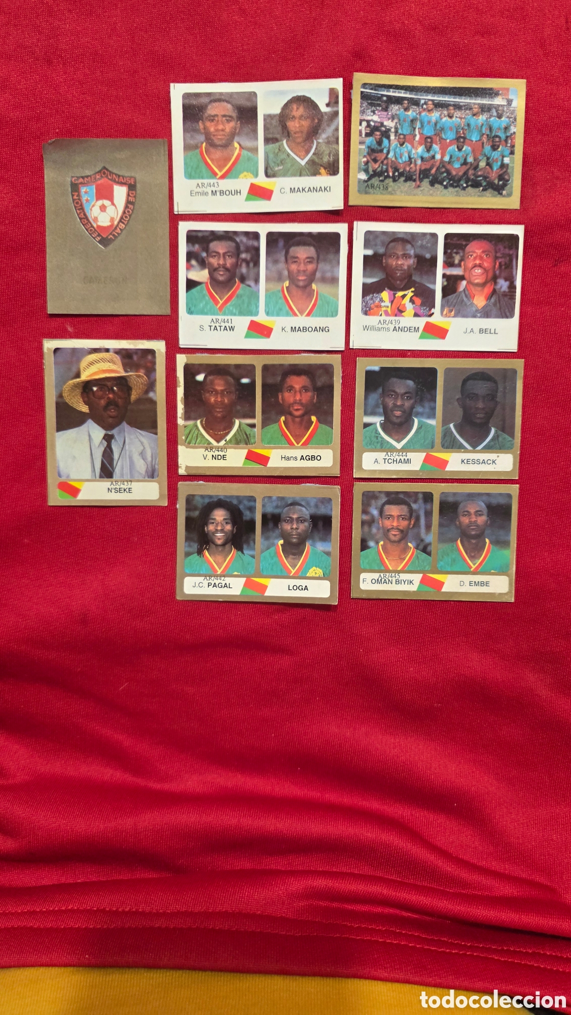 Coleccionismo Cromos antiguos: MUNDIAL USA 94 &rdquo; CAMER&Uacute;N&rdquo; ROOKIE CARD
