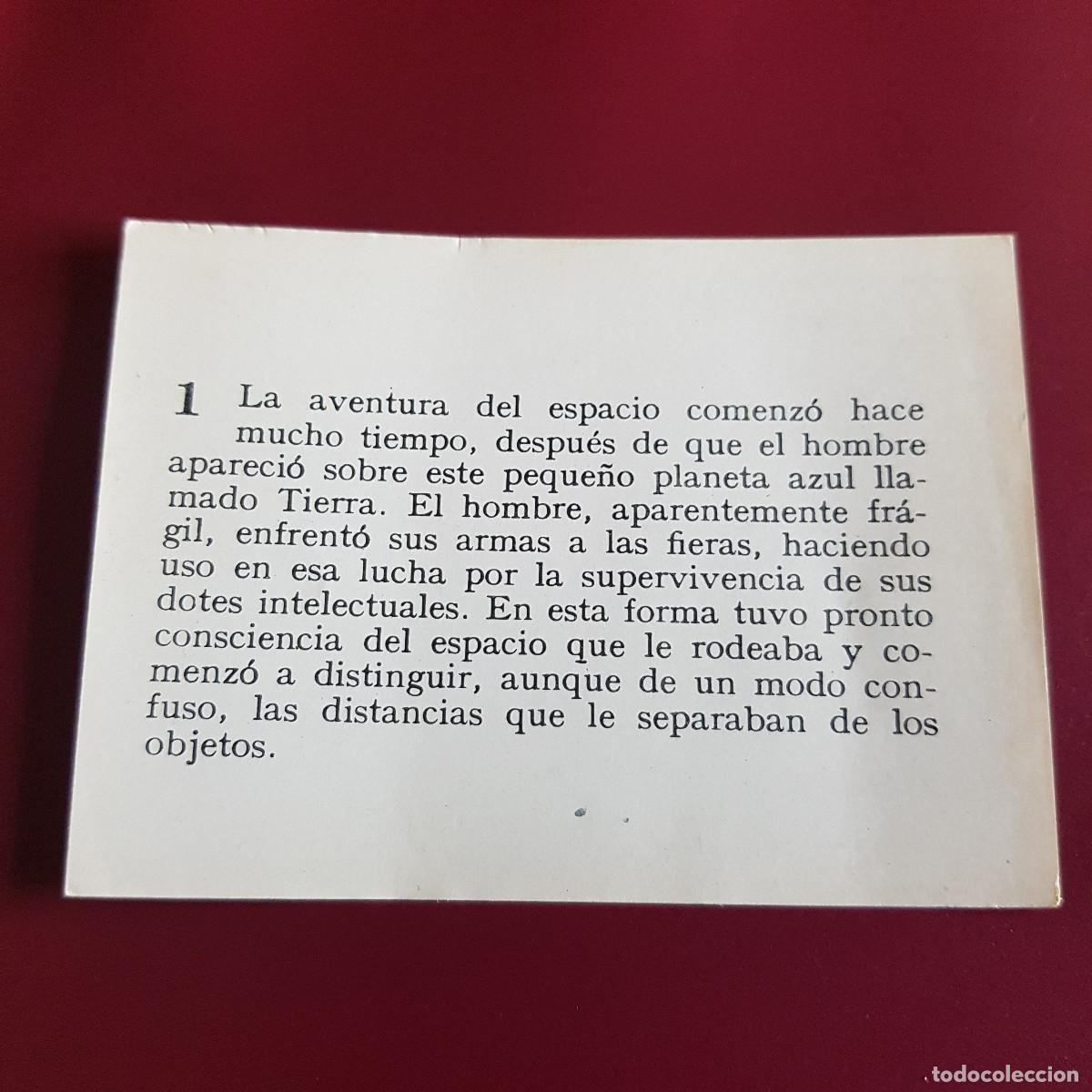 Coleccionismo cromos antiguos: MATEU - HISTORIA DEL PROGRESO HUMANO - 1966 - 66 - 1 - NUNCA PEGADO - Foto 2