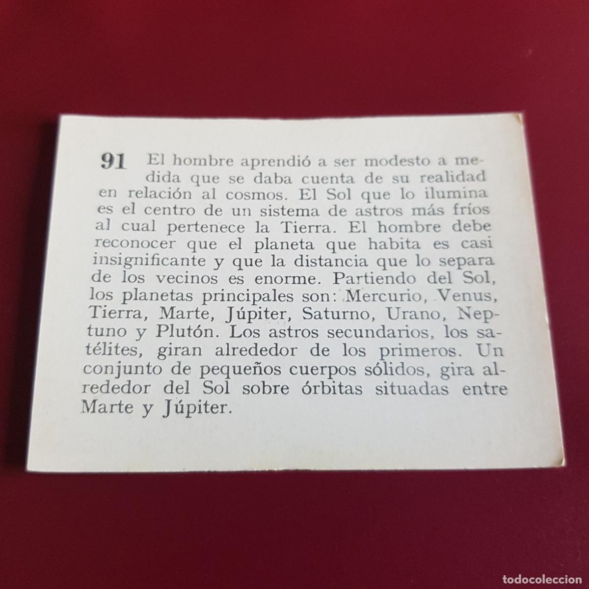 Coleccionismo cromos antiguos: MATEU - HISTORIA DEL PROGRESO HUMANO - 1966 - 66 - 91 - NUNCA PEGADO - Foto 2
