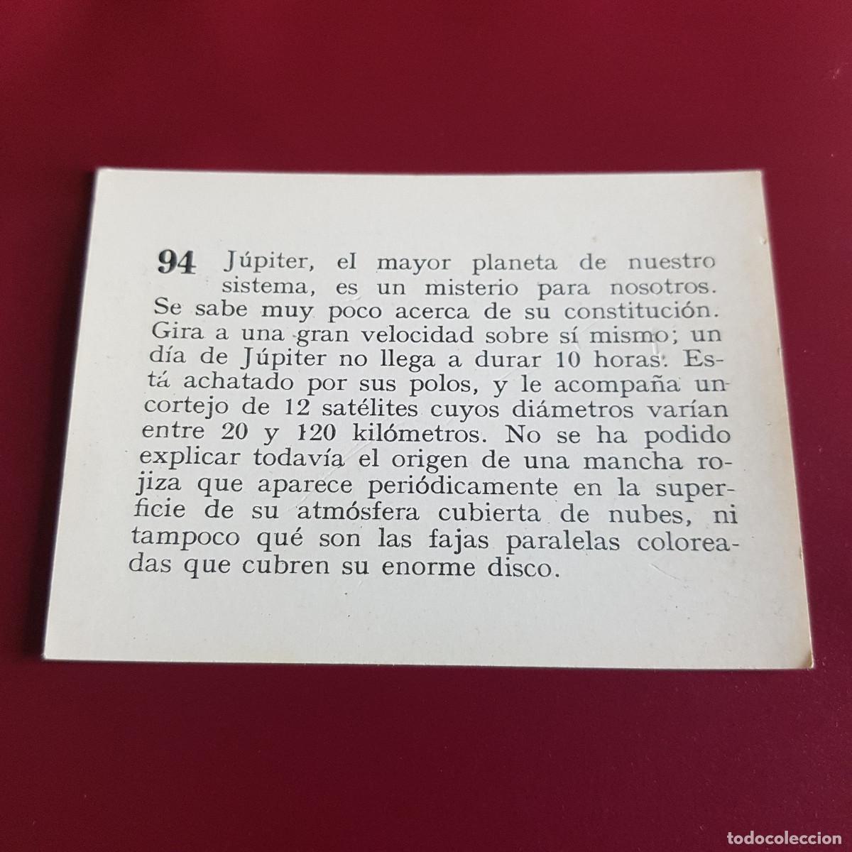 Coleccionismo cromos antiguos: MATEU - HISTORIA DEL PROGRESO HUMANO - 1966 - 66 - 94 - NUNCA PEGADO - Foto 2
