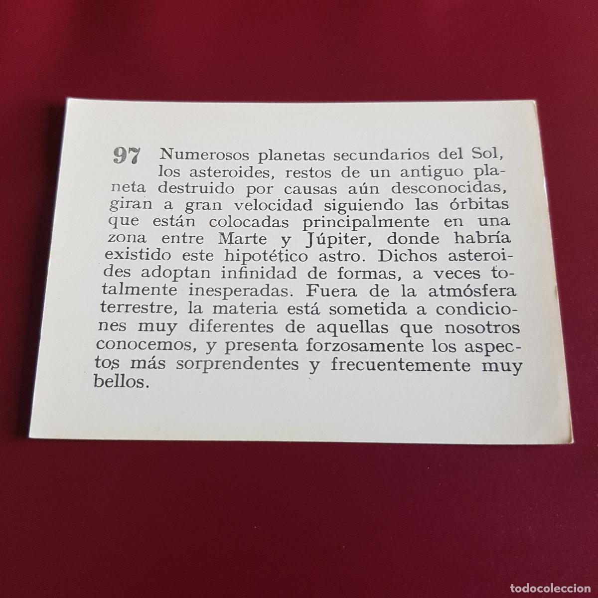 Coleccionismo cromos antiguos: MATEU - HISTORIA DEL PROGRESO HUMANO - 1966 - 66 - 97 - NUNCA PEGADO - Foto 2