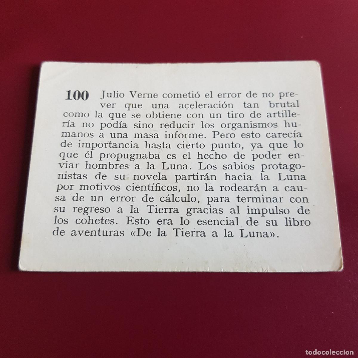Coleccionismo cromos antiguos: MATEU - HISTORIA DEL PROGRESO HUMANO - 1966 - 66 - 100 - NUNCA PEGADO - Foto 2