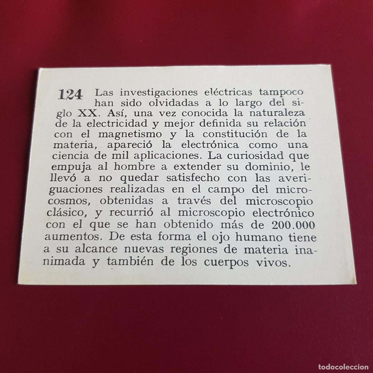 Coleccionismo cromos antiguos: MATEU - HISTORIA DEL PROGRESO HUMANO - 1966 - 66 - 124 - NUNCA PEGADO - Foto 2