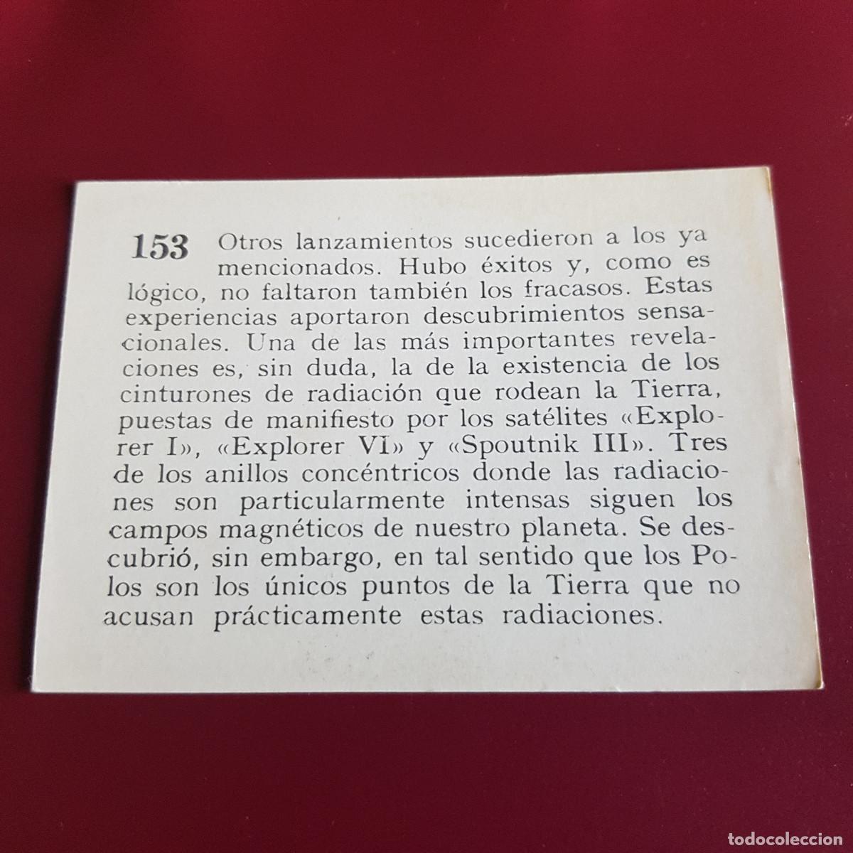 Coleccionismo cromos antiguos: MATEU - HISTORIA DEL PROGRESO HUMANO - 1966 - 66 - 153 - NUNCA PEGADO - Foto 2