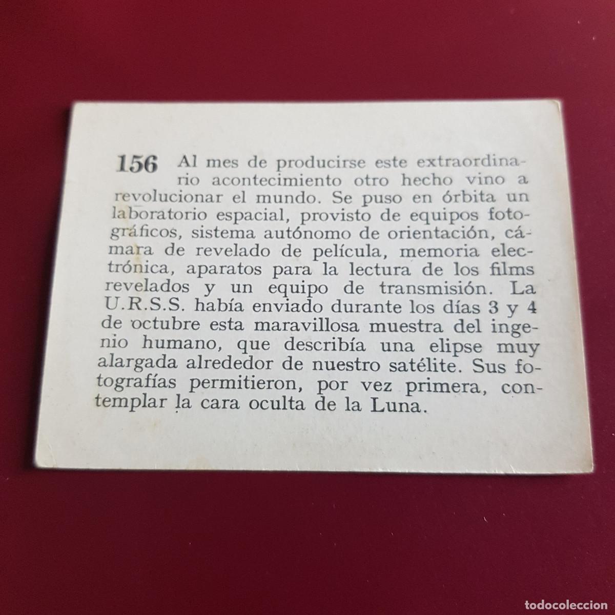 Coleccionismo cromos antiguos: MATEU - HISTORIA DEL PROGRESO HUMANO - 1966 - 66 - 156 - NUNCA PEGADO - Foto 2