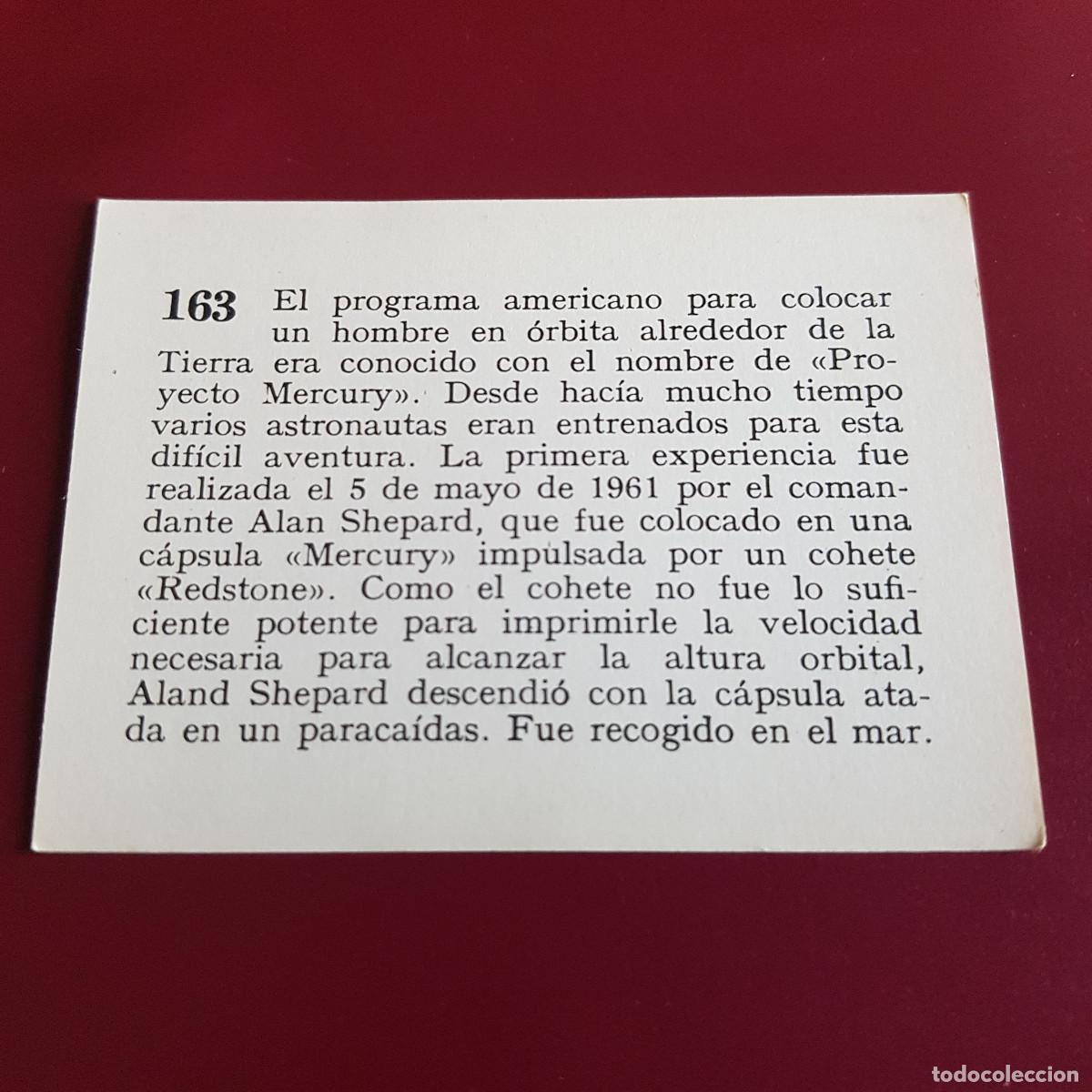 Coleccionismo cromos antiguos: MATEU - HISTORIA DEL PROGRESO HUMANO - 1966 - 66 - 163 - NUNCA PEGADO - Foto 2