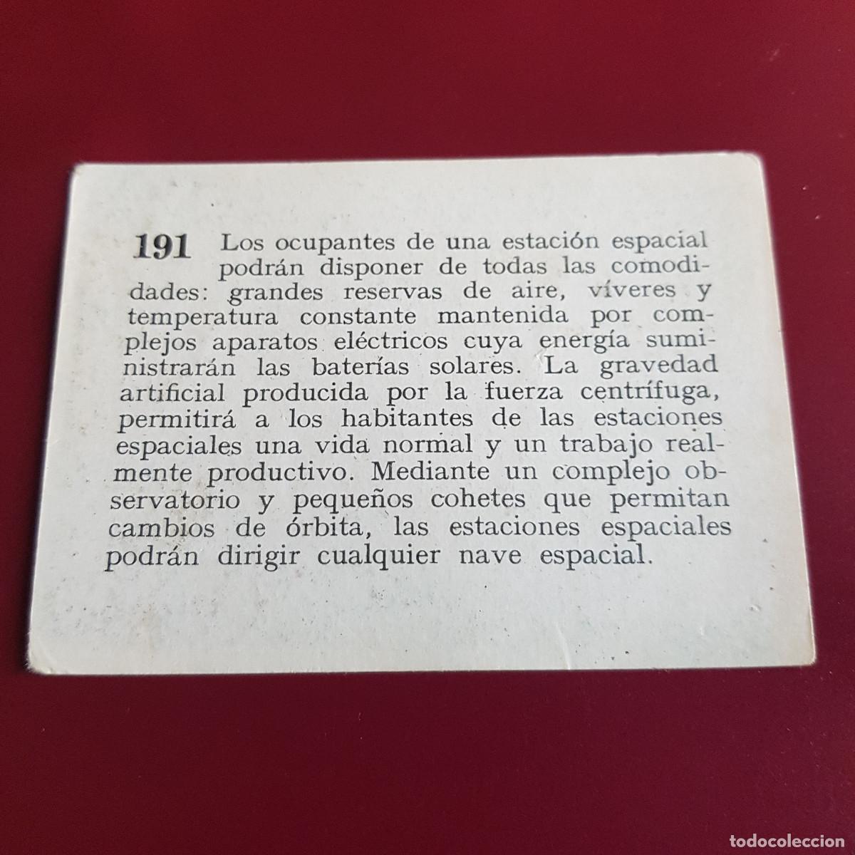 Coleccionismo cromos antiguos: MATEU - HISTORIA DEL PROGRESO HUMANO - 1966 - 66 - 191 - NUNCA PEGADO - Foto 2