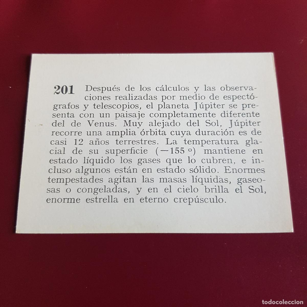 Coleccionismo cromos antiguos: MATEU - HISTORIA DEL PROGRESO HUMANO - 1966 - 66 - 201 - NUNCA PEGADO - Foto 2