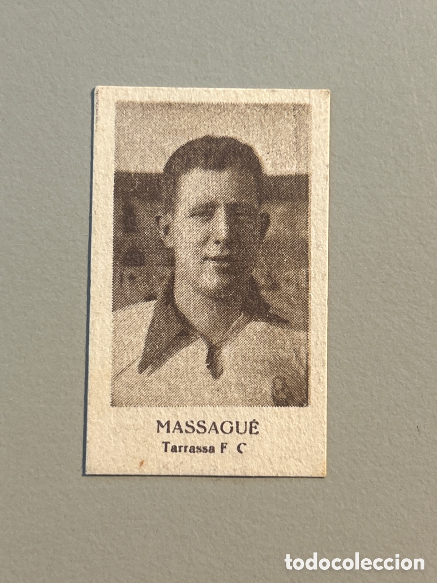 Coleccionismo Cromos antiguos: Massagu&eacute; &ndash; Futbol Club Terrassa &ndash; Cromo antiguo KIK chocolate Futbol